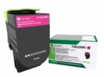 Lexmark 71B20M0 Toner Magenta Originale - ~2300 Pagine, Compatibile con CS317dn, CS417dn, CS517de, CX317dn, CX417de, CX517de