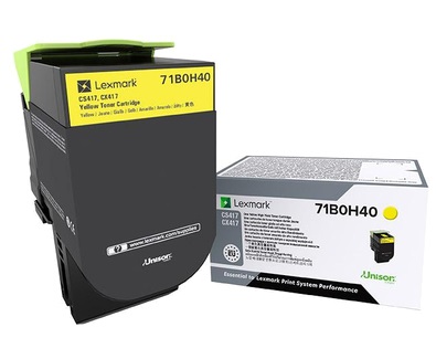 Lexmark 71B0H40 Cartuccia Toner Originale Giallo - 1 Pz