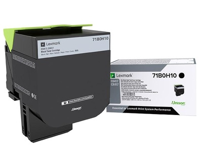 Lexmark 71B0H10 Toner Nero Originale per Stampanti CS/CX417 - Fino a 6000 Pagine