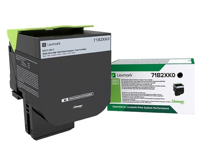 Lexmark 71B2XK0 Toner Laser Originale Nero - 8000 Pagine - Compatibile con CS517de e CX517de