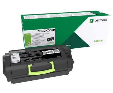 Lexmark 53B2X00 Cartuccia Toner Originale Nero - Capacità 45000 Pagine - Compatibile con MS818dn, MS817dn, MS817n