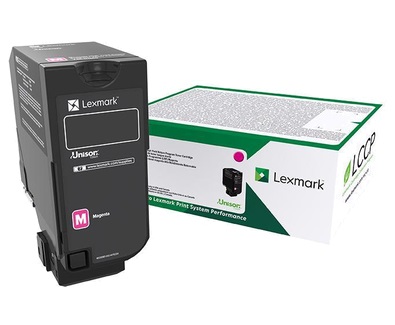 Lexmark 75B20M0 Toner Originale Magenta - 10000 Pagine, Compatibile con CS727de, CS728de, CX727de