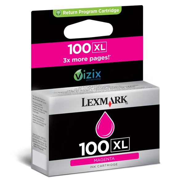 Lexmark 14N0901E Cartuccia d'Inchiostro Originale Magenta - Compatibile con Modelli PRO e S, 200 Pagine