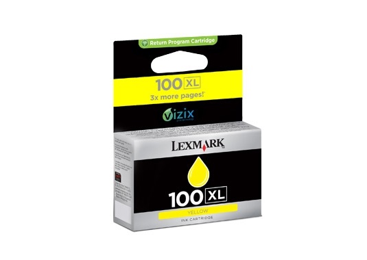 Lexmark 14N1071E Cartuccia d'Inchiostro Giallo Originale 100XL - Resa Elevata fino a 600 Pagine