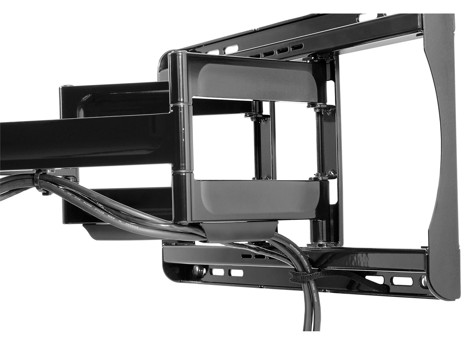 Peerless PA762 Supporto TV a parete Articolato per Display da 39 a 90 Pollici, Inclinazione e Rotazione ±90°, Nero