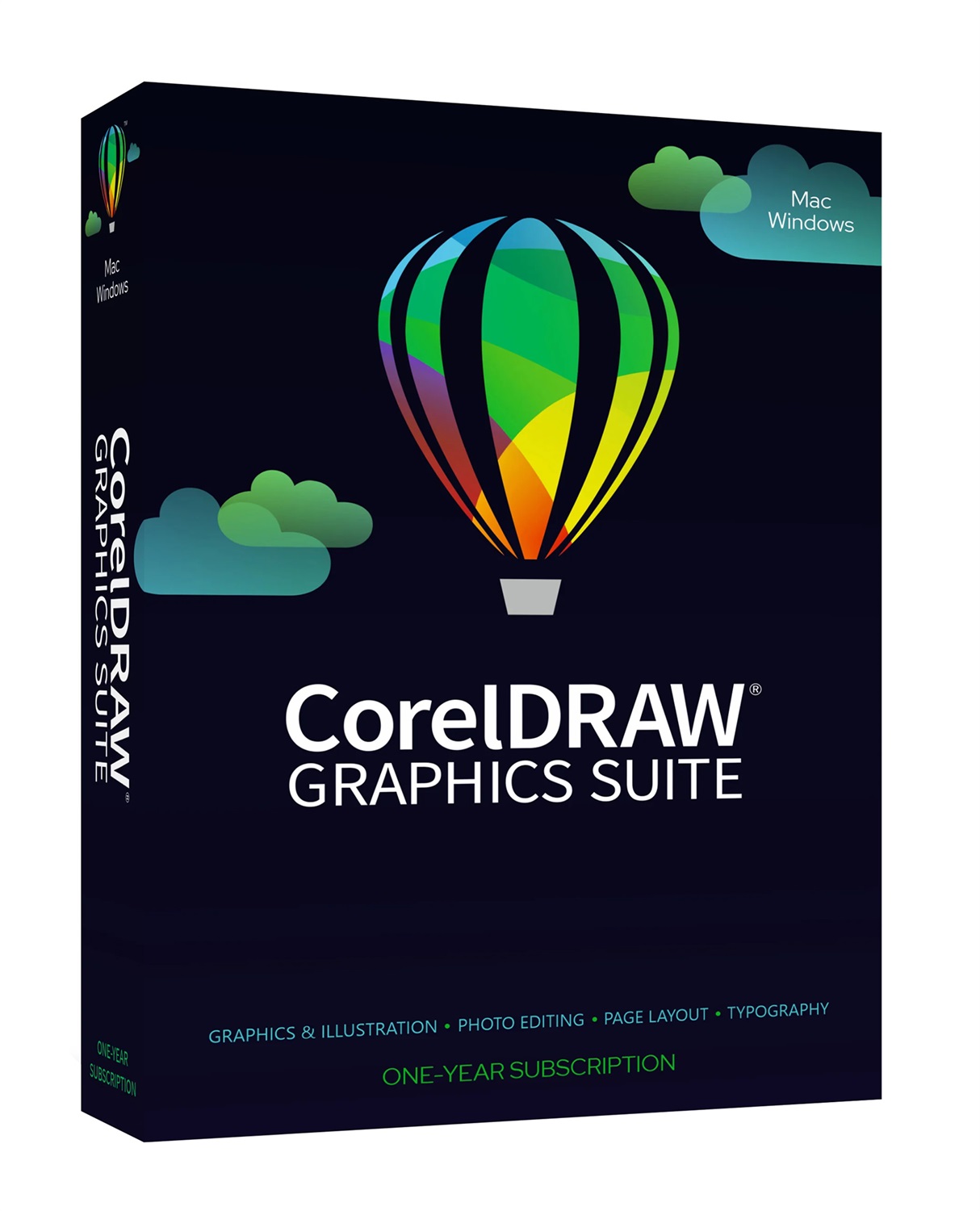 Corel CorelDRAW Graphics Suite 2024 - 1 Licenza per 1 Anno, 1 Dispositivo, Novità: Pennelli Pittorici e Flusso di Lavoro Ottimizzato