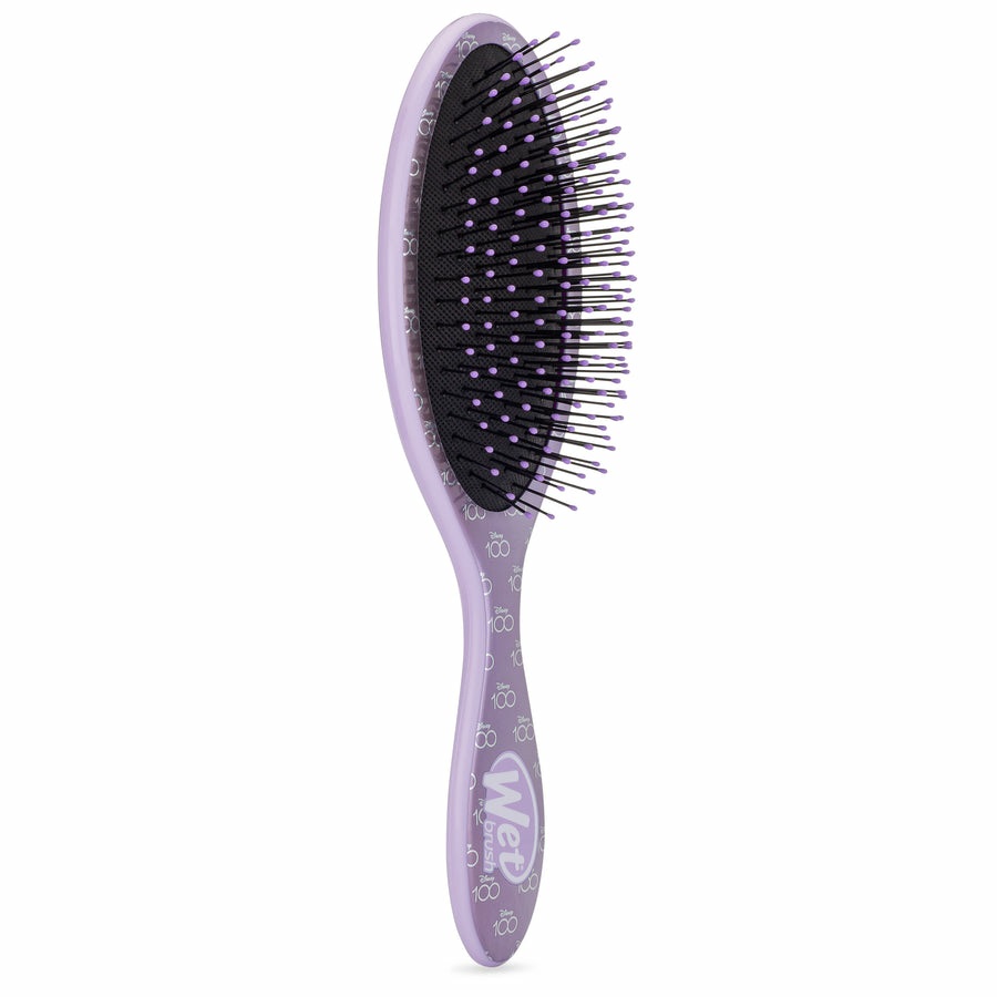 Wet Brush Disney 100 Original Detangler Alice - Spazzola Piatta Multicolore per Bambini con Setole Intelliflex Ultra Morbide