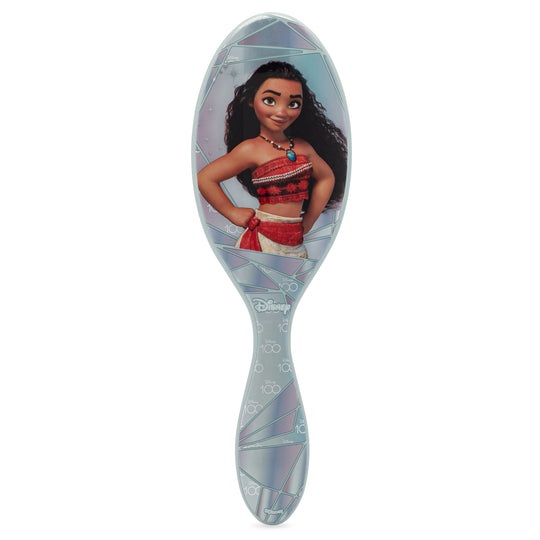 Wet Brush Disney 100 Original Detangler Moana - Spazzola Piatta Multicolore per Bambini con Setole Intelliflex Ultra Morbide