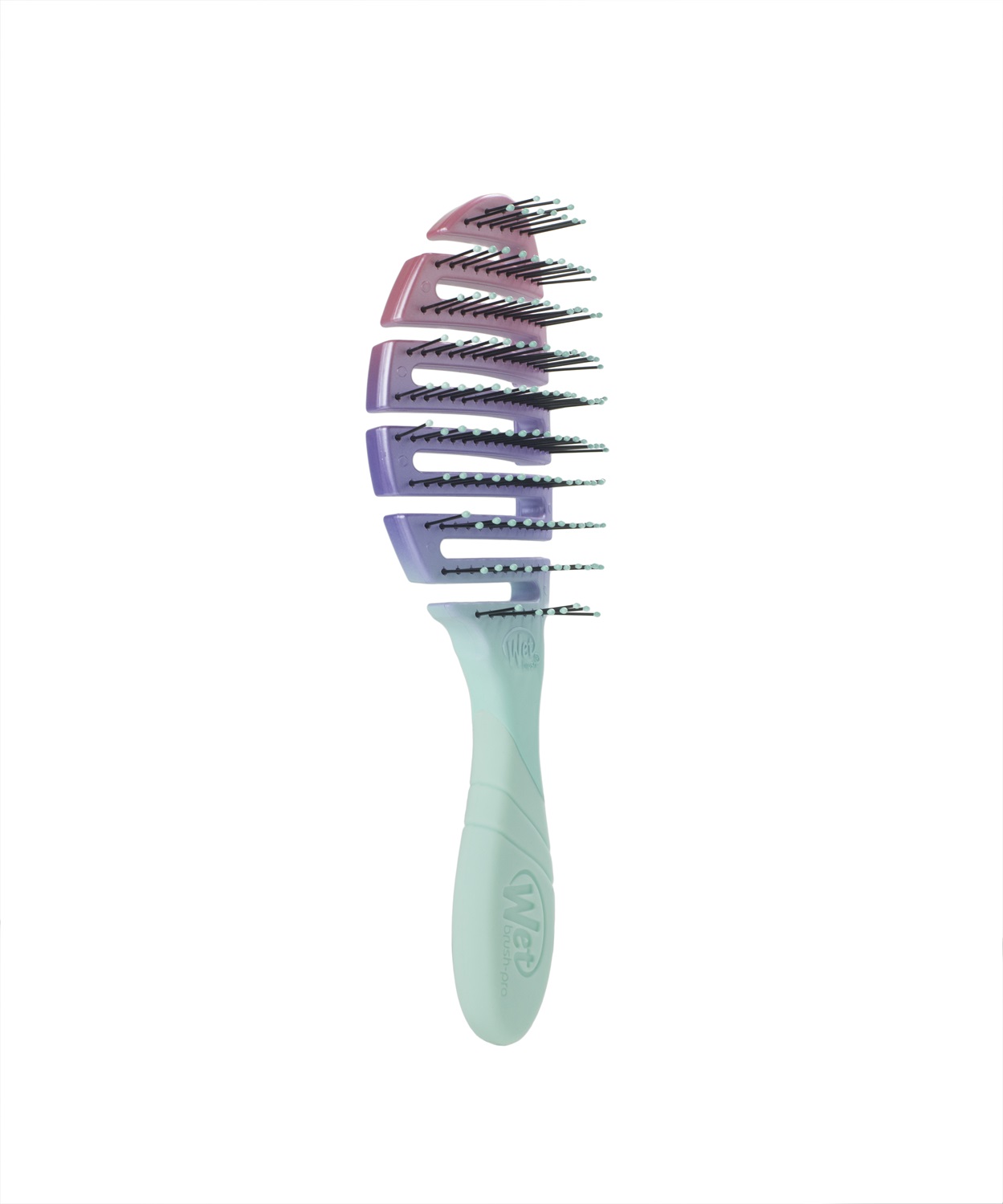 Wet Brush Pro Flex Dry Spazzola Piatta Millenial Ombre - Scioglie Nodi, Design Flessibile, Asciugatura Rapida