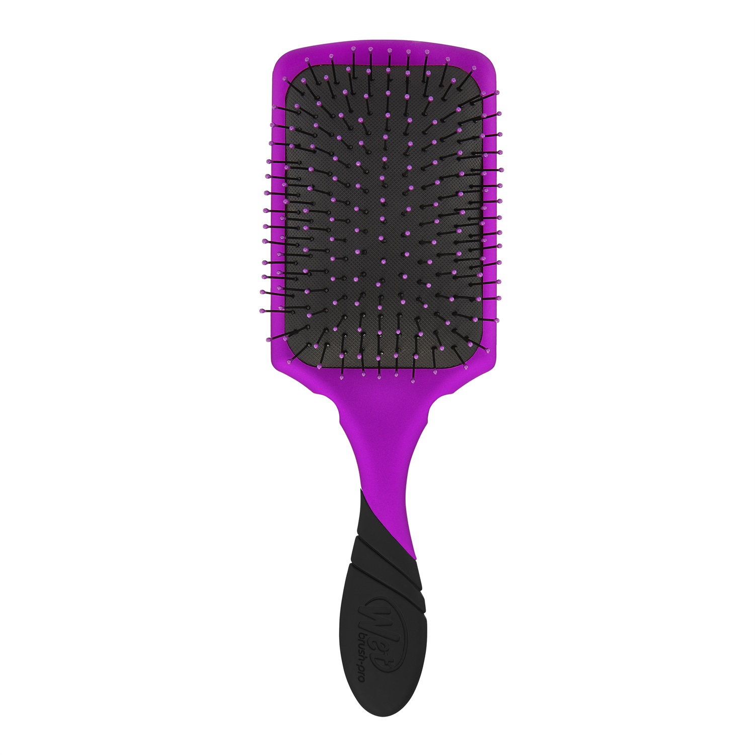 Wet Brush Pro Paddle Detangler Spazzola Piatta Viola - Ideale per Capelli Bagnati e Asciutti, Setole IntelliFlex per Districare Senza Dolore