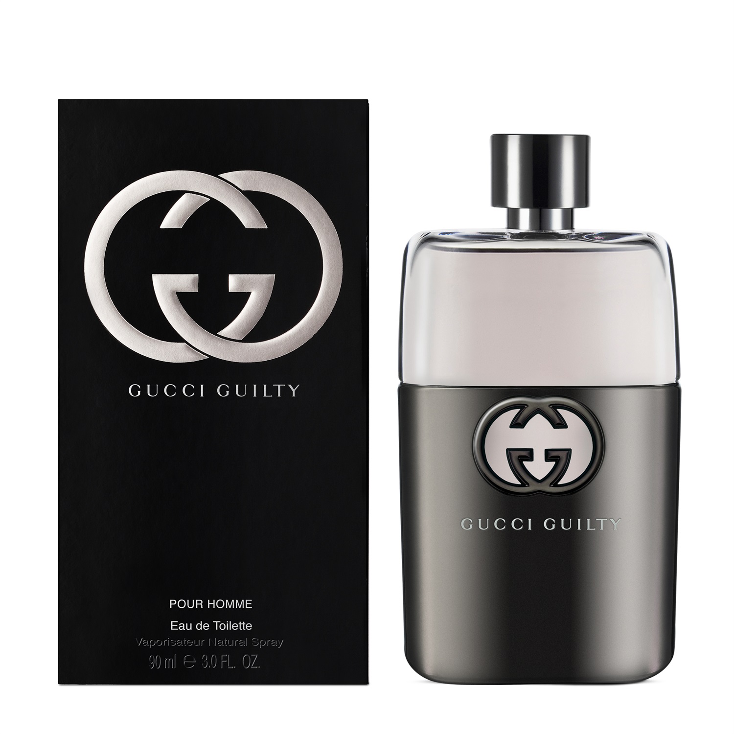 Gucci Guilty Pour Homme Eau de Toilette 90ml - Fragranza Aromatica Intensa con Note di Limone, Mandarino, Lavanda e Patchouli