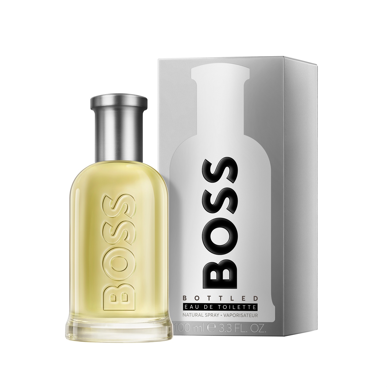 Hugo Boss Boss Bottled Eau de Toilette 100 ml - Fragranza Legnosa Speziata per Uomo con Note di Mela, Bergamotto e Sandalo