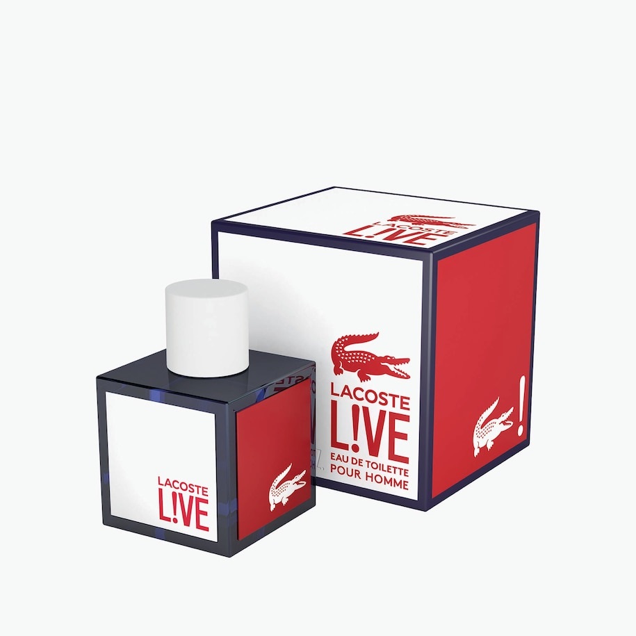 Lacoste Live Eau de Toilette 60 ml Uomo - Profumo Aromatico-Aquatico con Note di Lime e Liquirizia