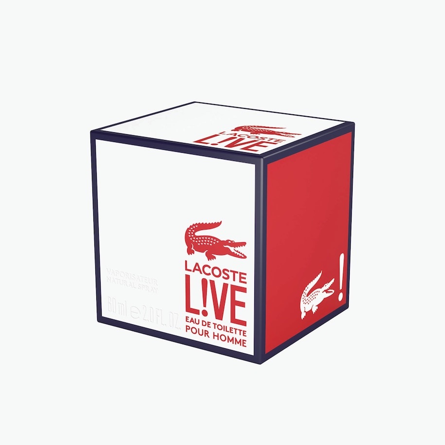 Lacoste Live Eau de Toilette 60 ml Uomo - Profumo Aromatico-Aquatico con Note di Lime e Liquirizia