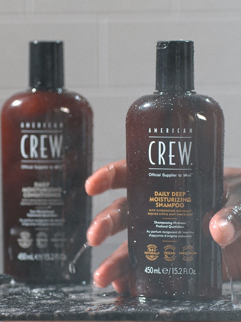 American Crew Daily Deep Moisturizing Shampoo 1000 ml - Shampoo Idratante Quotidiano per Uomo con Vitamina B5