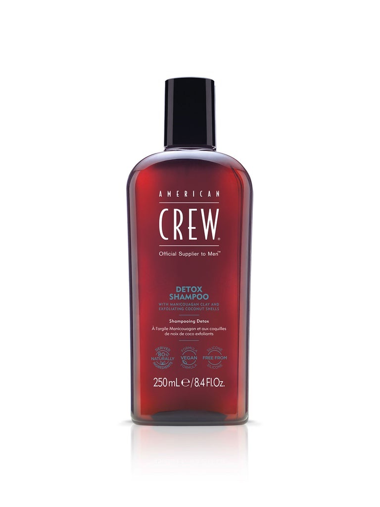 American Crew Detox Shampoo 250 ml - Shampoo Disintossicante per Uomo con Doppio Effetto