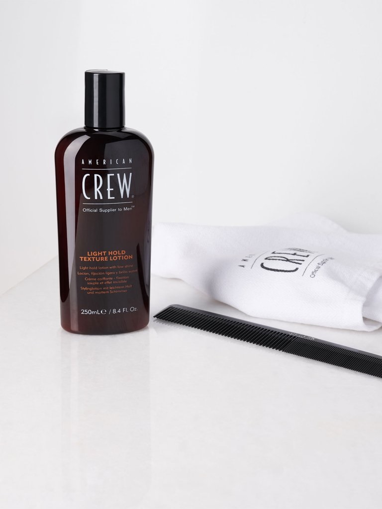American Crew Light Hold Texture Lotion - Lozione texturizzante per capelli fini e sottili, 250 ml