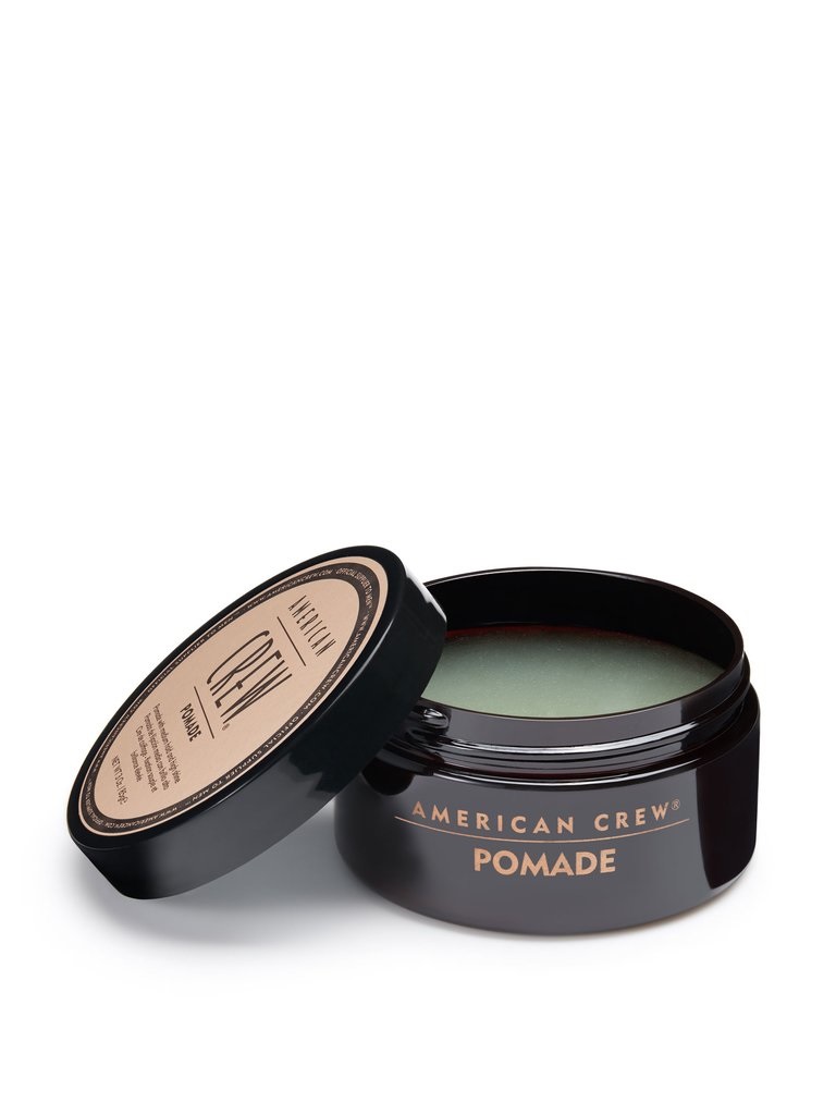 American Crew Pomade 85g - Pomata a base d'acqua con tenuta media e alta lucentezza per uomini, ideale per capelli ricci