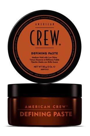 American Crew Defining Paste - Pasta Modellante per Capelli Uomo 85 g, Tenuta Media con Finitura Opaca