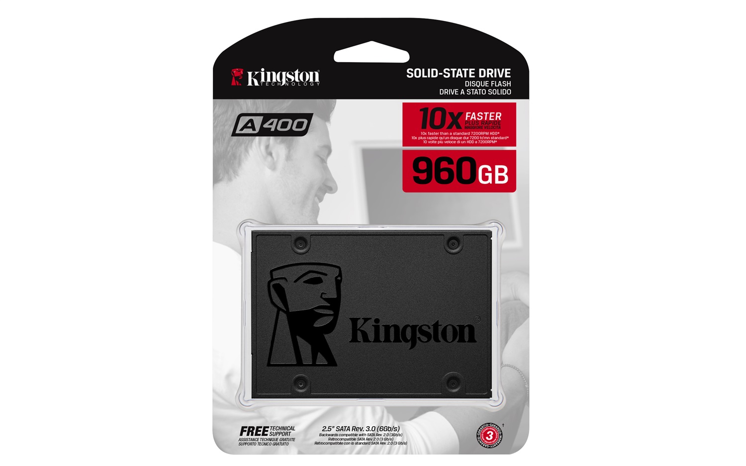 Kingston A400 SSD 960GB 2.5