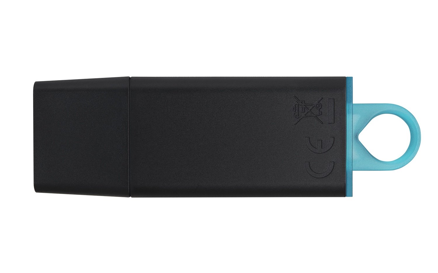 Kingston DataTraveler Exodia 64GB USB Flash Drive - USB 3.2 Gen 1, Tipo A, Cuffia, Nero/Turchese