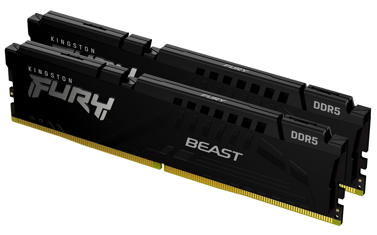Kingston FURY Beast 16 GB 5600 MT/s DDR5 CL40 DIMM (Kit da 2) Black - Memoria Gaming per PC