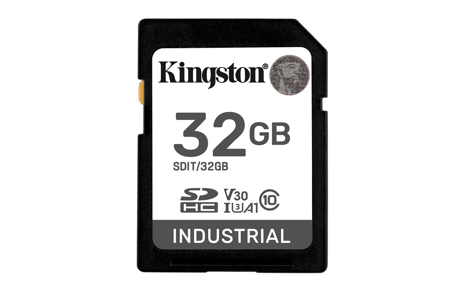 Kingston Technology 32GB SDHC Industrial -40C to 85C, UHS-I U3, Classe 10, Velocità di Lettura 100 MB/s, Velocità di Scrittura 80 MB/s