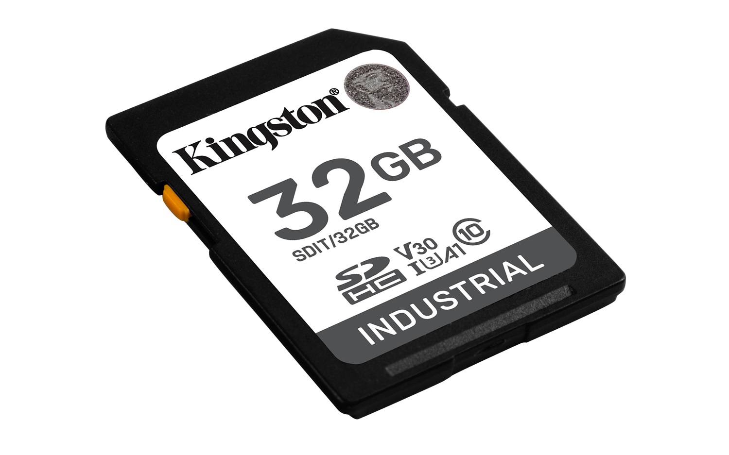 Kingston Technology 32GB SDHC Industrial -40C to 85C, UHS-I U3, Classe 10, Velocità di Lettura 100 MB/s, Velocità di Scrittura 80 MB/s
