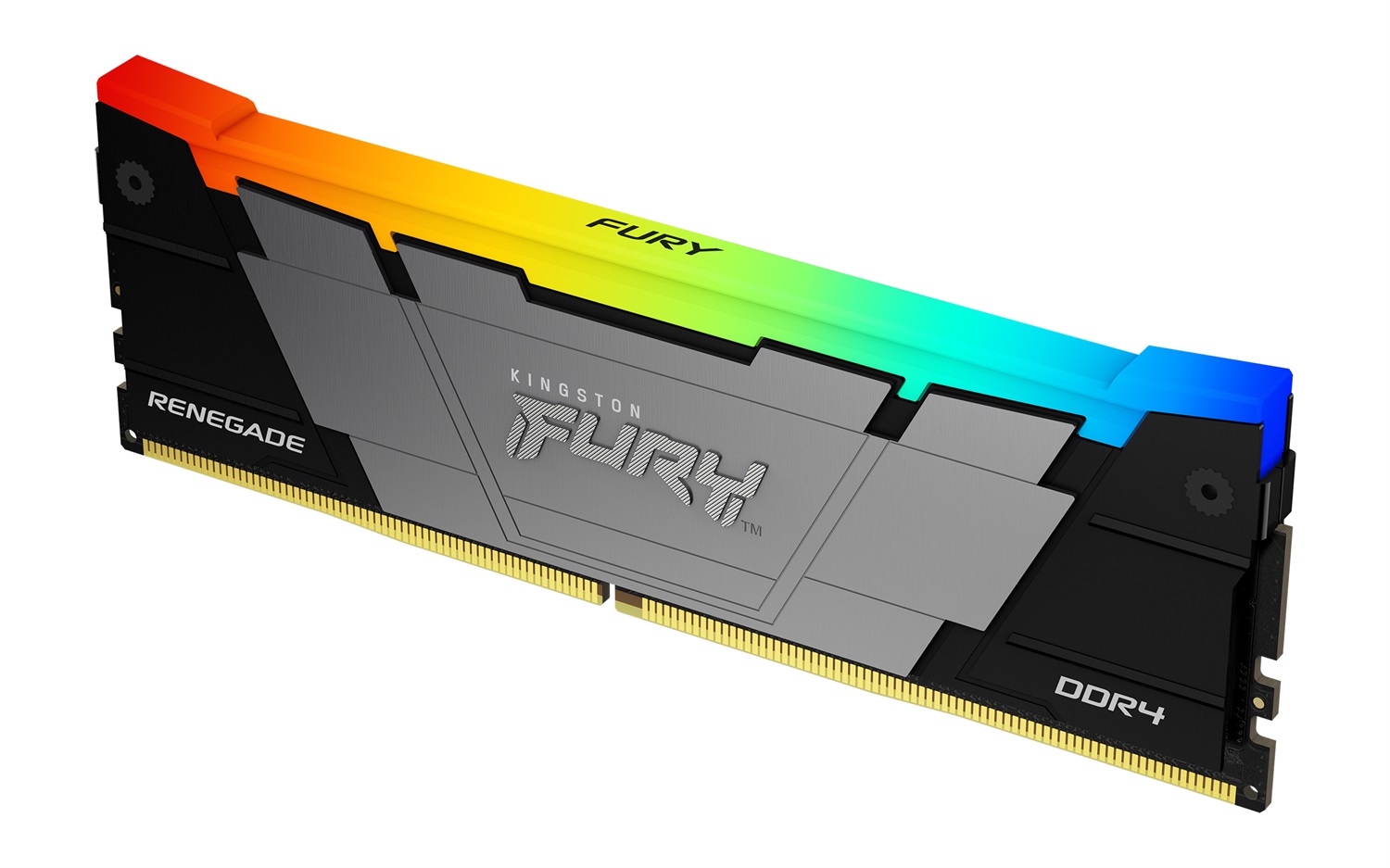 Kingston FURY Renegade RGB 16GB 3200MT/s DDR4 CL16 DIMM (Kit da 2) - Memoria Gaming con Dissipatore in Alluminio e Infrared Sync