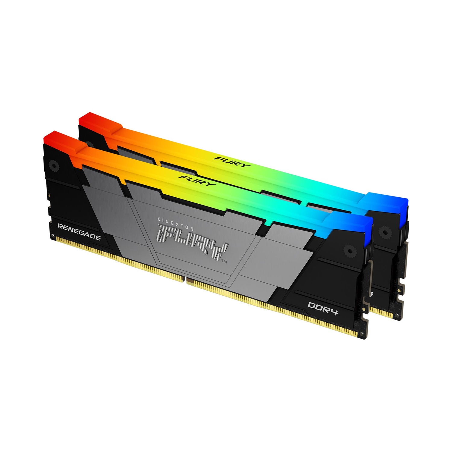 Kingston FURY Renegade RGB 32GB 3600MT/s DDR4 CL16 DIMM Kit da 2 (2 x 16GB) Memoria Gaming con Dissipatore in Alluminio