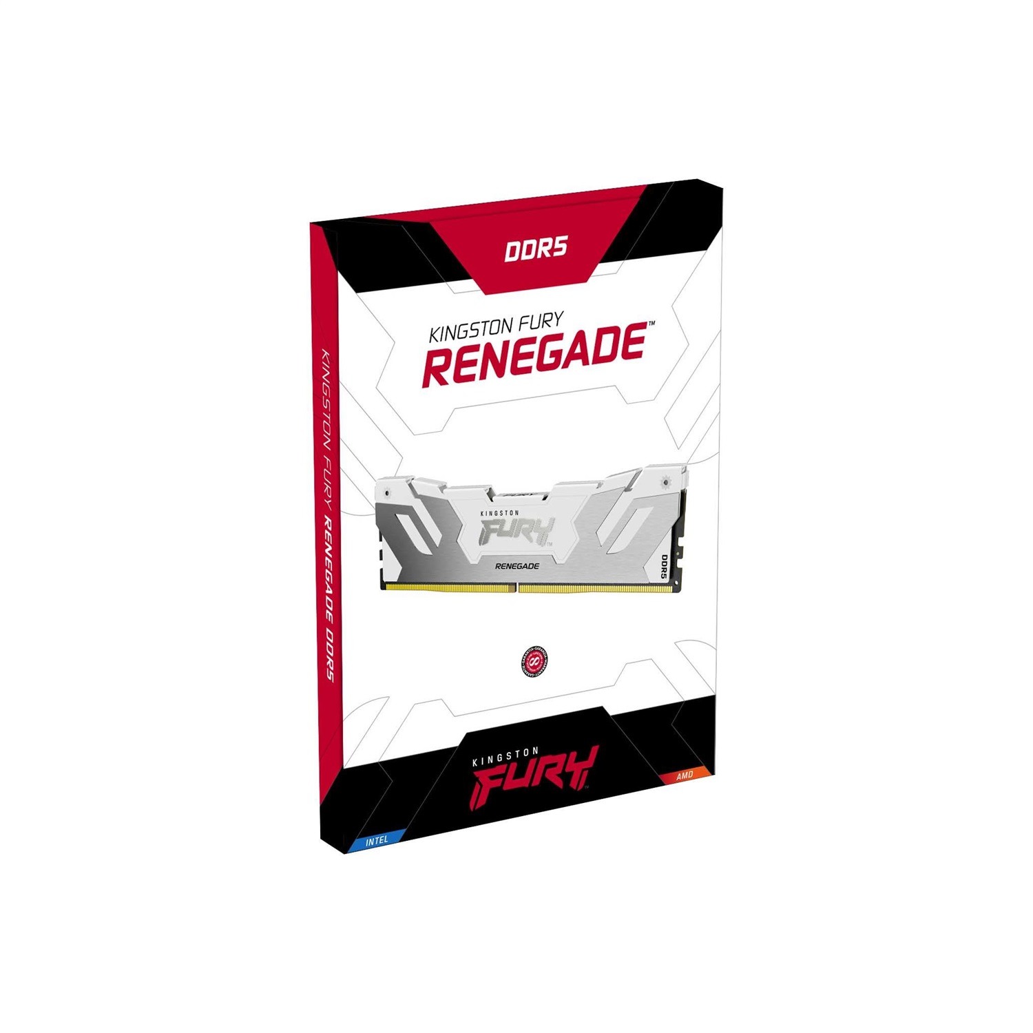 Kingston Technology FURY Renegade 32GB (2 x 16GB) DDR5 8000MT/s CL38 DIMM Memoria Gaming Bianco XMP