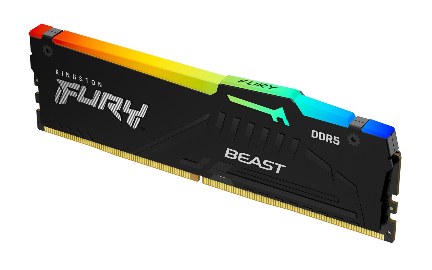 Kingston Technology FURY Beast 16GB DDR5 6000MT/s CL30 DIMM RGB - Memoria Gaming per PC