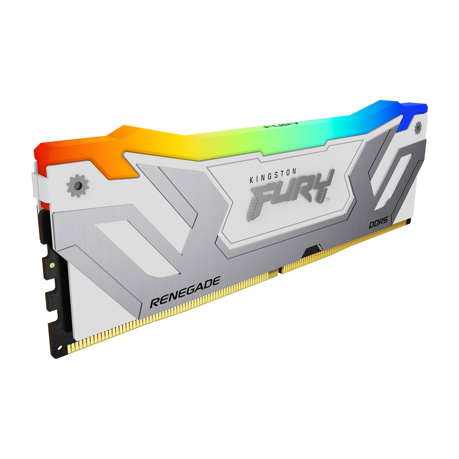 Kingston Technology FURY Renegade 24GB 8400MT/s DDR5 CL40 CUDIMM Memoria Gaming RGB Bianco XMP