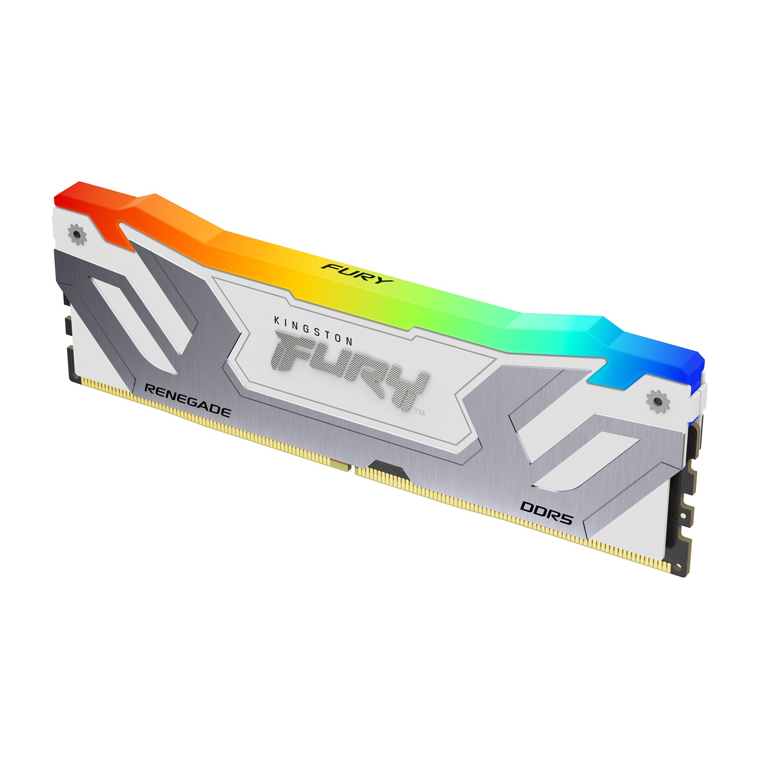 Kingston Technology FURY Renegade 48GB DDR5 8400MT/s CL40 CUDIMM Kit da 2 (2 x 24GB) RGB Bianco XMP