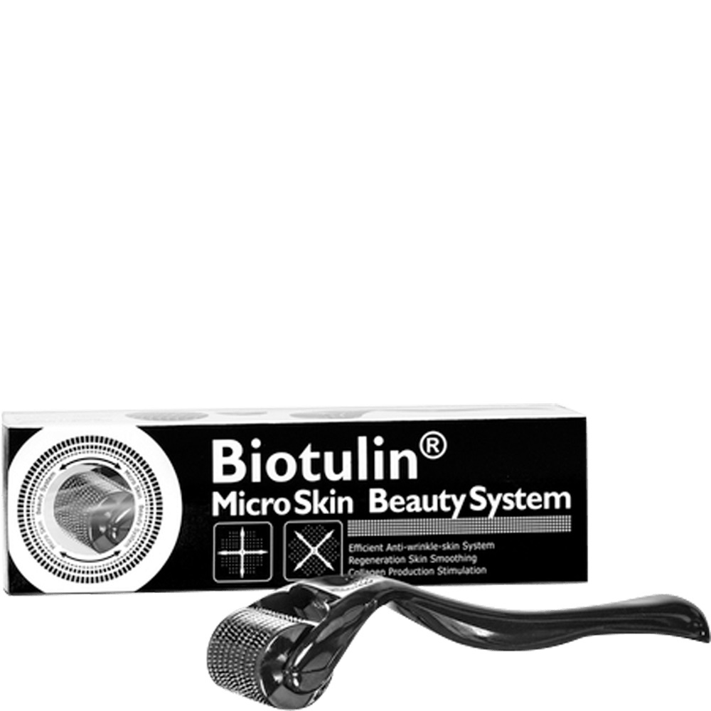 Biotulin MicroSkin Beauty System Rullo Massaggiante con Micro-Aghi per Viso e Mani - 1 Pezzo