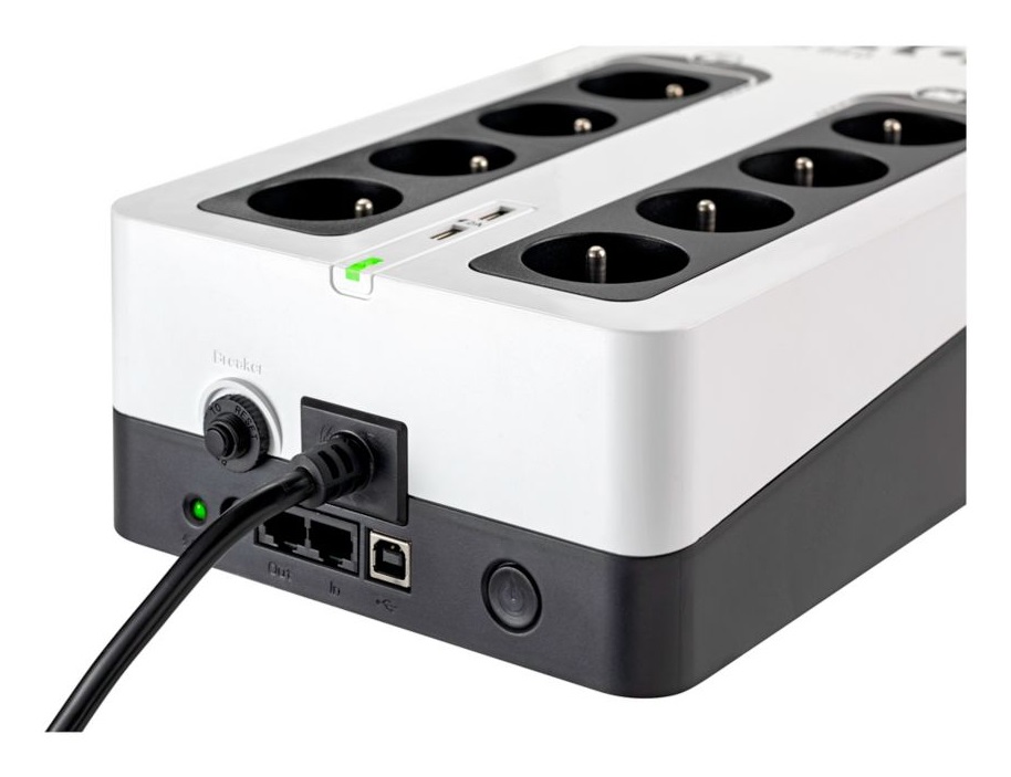 Eaton 3S850D Gruppo di Continuità UPS Standby 0,85 kVA 510 W con 8 Prese AC e Porta USB - Bianco