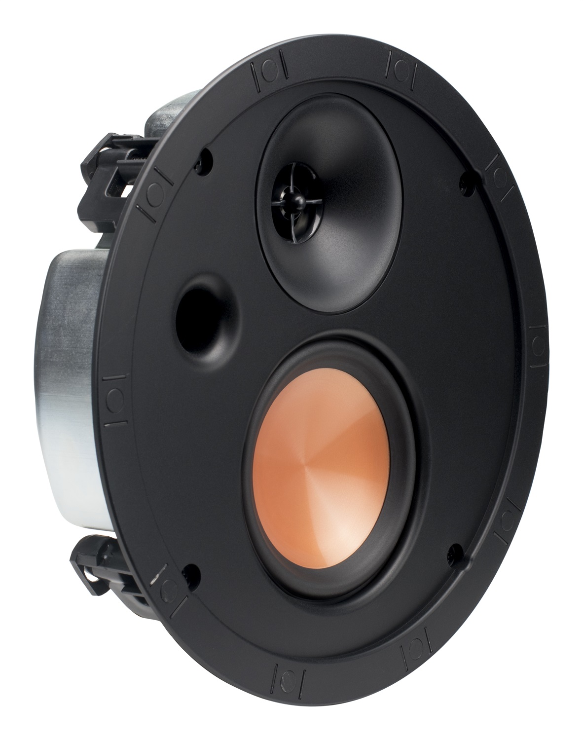 Klipsch SLM-3400-C - Cassa da Incasso a Soffitto Bianca con Tweeter in Alluminio e Woofer da 4
