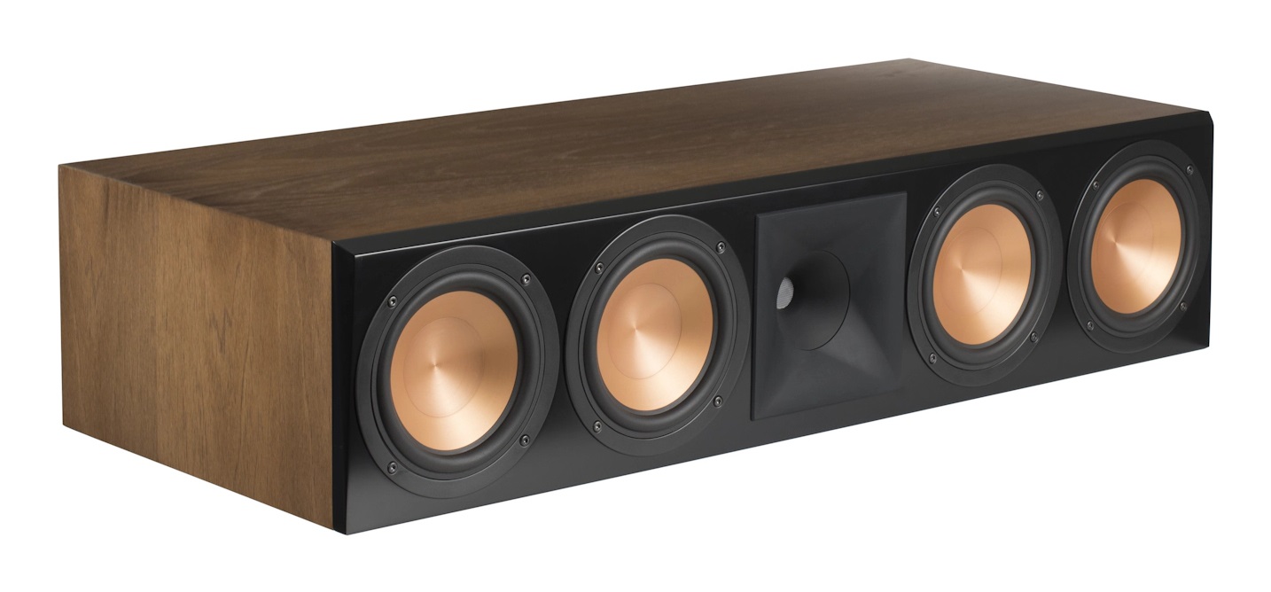 Klipsch RCA-64 III Cassa Centrale Singola in Noce con Tweeter in Titanio e Tecnologia Bass Reflex