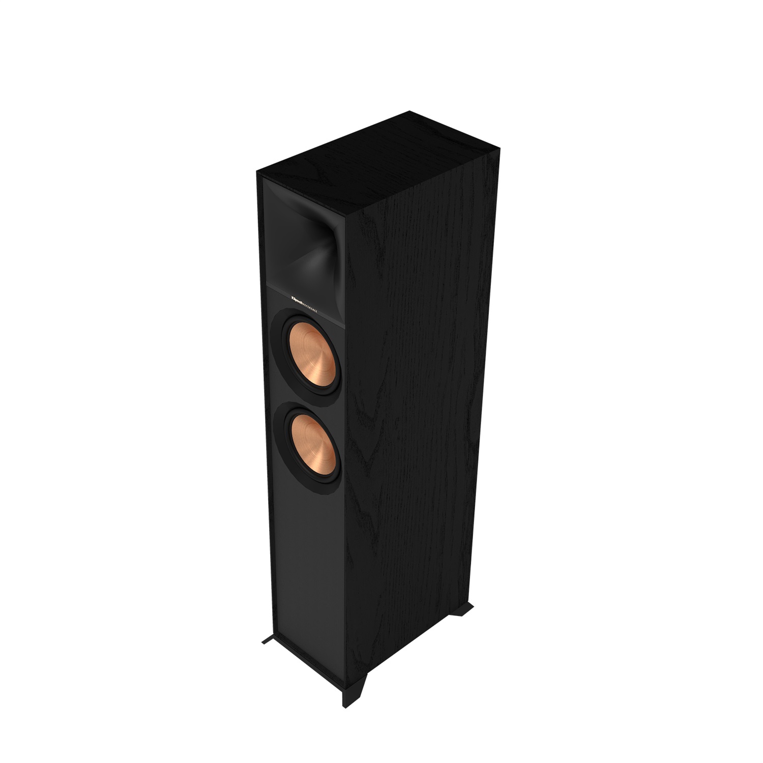 Klipsch R-600F Altoparlante da Pavimento Nero 100W RMS / 400W Picco, Woofer 6.5 Pollici, Tweeter in Alluminio, Design 2 Vie con Porta Bass Reflex