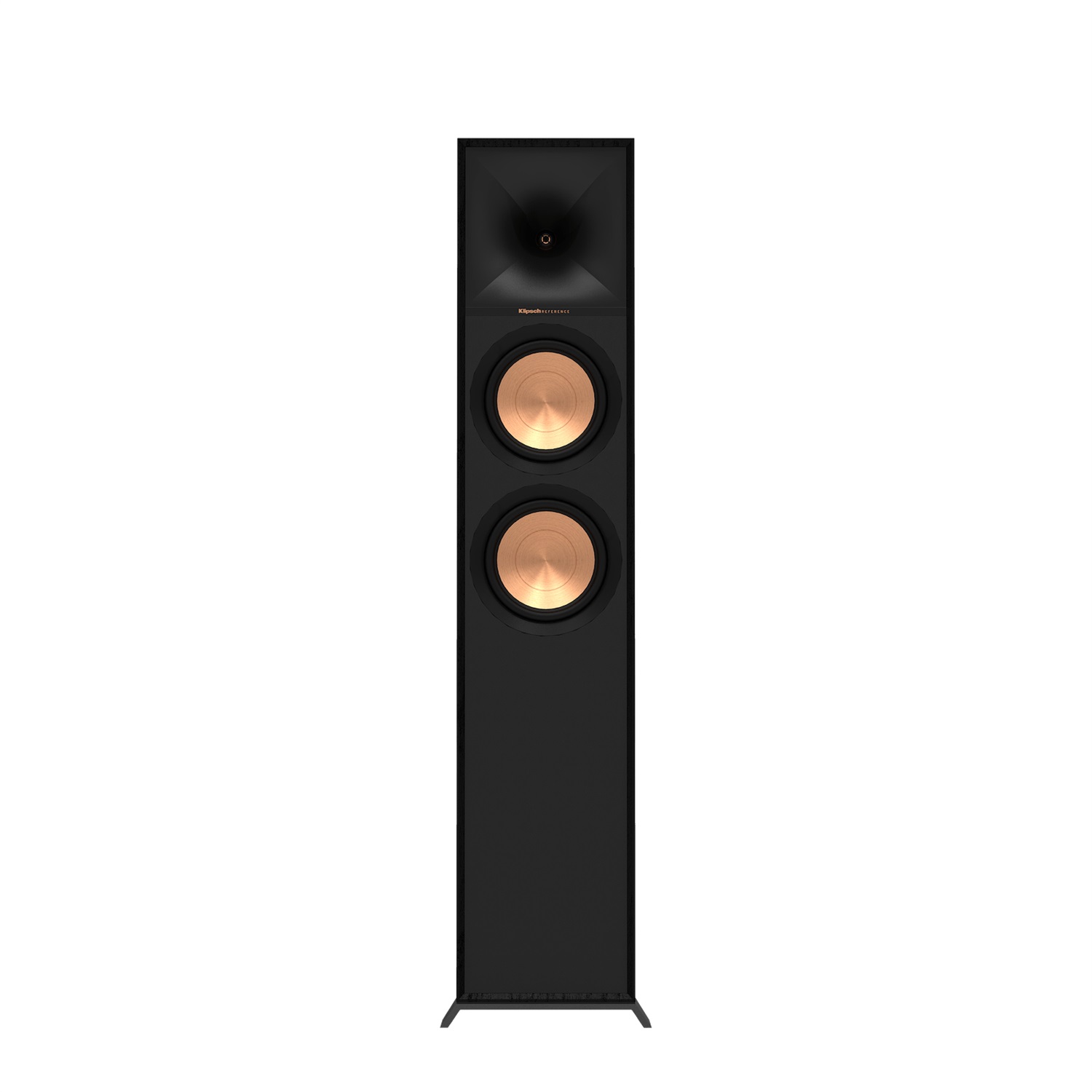 Klipsch R-600F Altoparlante da Pavimento Nero 100W RMS / 400W Picco, Woofer 6.5 Pollici, Tweeter in Alluminio, Design 2 Vie con Porta Bass Reflex