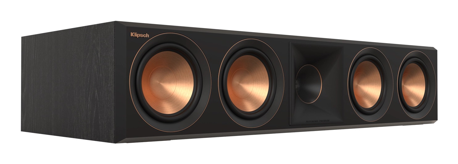 Klipsch RP-504C II Cassa Passiva Canale Centrale Ebano 150 W con Tweeter in Titanio e Corno Tractrix