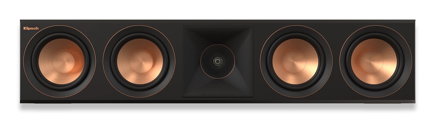 Klipsch RP-504C II Cassa Passiva Canale Centrale Ebano 150 W con Tweeter in Titanio e Corno Tractrix