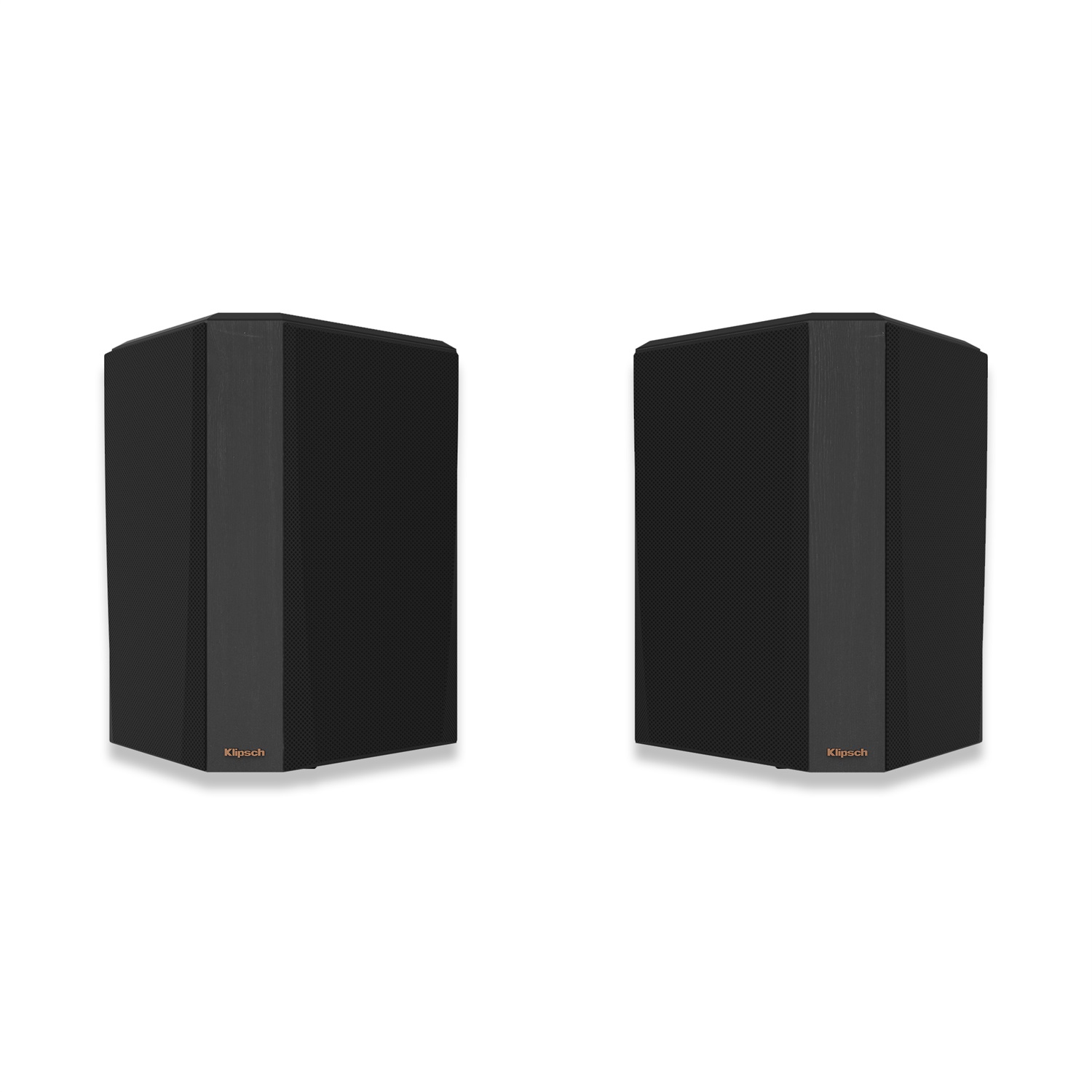 Klipsch RP-502S II Diffusori Surround Passivi in Nero ed Ebano con Woofer Cerametallico e Caricamento a Tromba