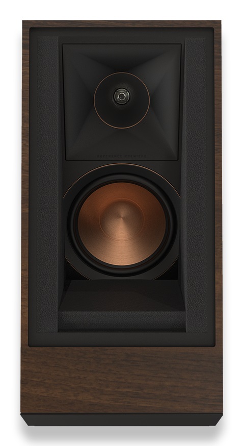 Klipsch RP-8060FA II - Altoparlante da Pavimento con Dolby Atmos Integrato e Tromba Ibrida Tractrix® in Noce