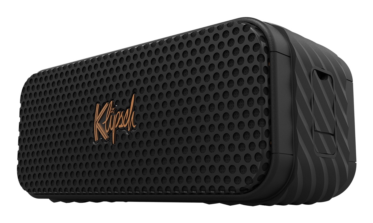 Klipsch Nashville Altoparlante Bluetooth Portatile Nero 20 W IP67 con Autonomia di 24 Ore e Cinturino Regolabile