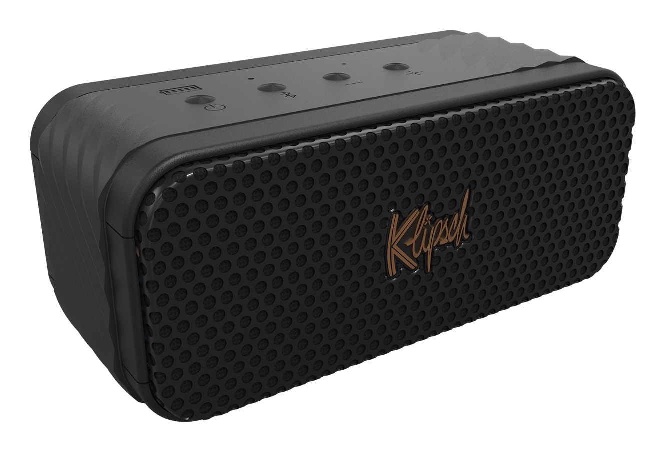 Klipsch Nashville Altoparlante Bluetooth Portatile Nero 20 W IP67 con Autonomia di 24 Ore e Cinturino Regolabile