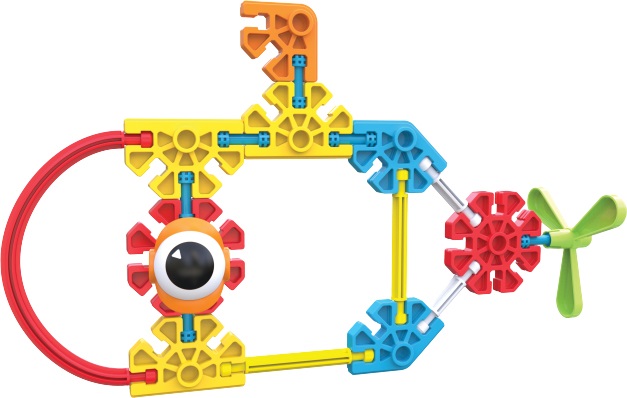 K'NEX Budding Builders Set - 50 Modelli, Set Creativo per Bambini con 100 Pezzi, Giocattolo Educativo e Divertente per Costruzioni