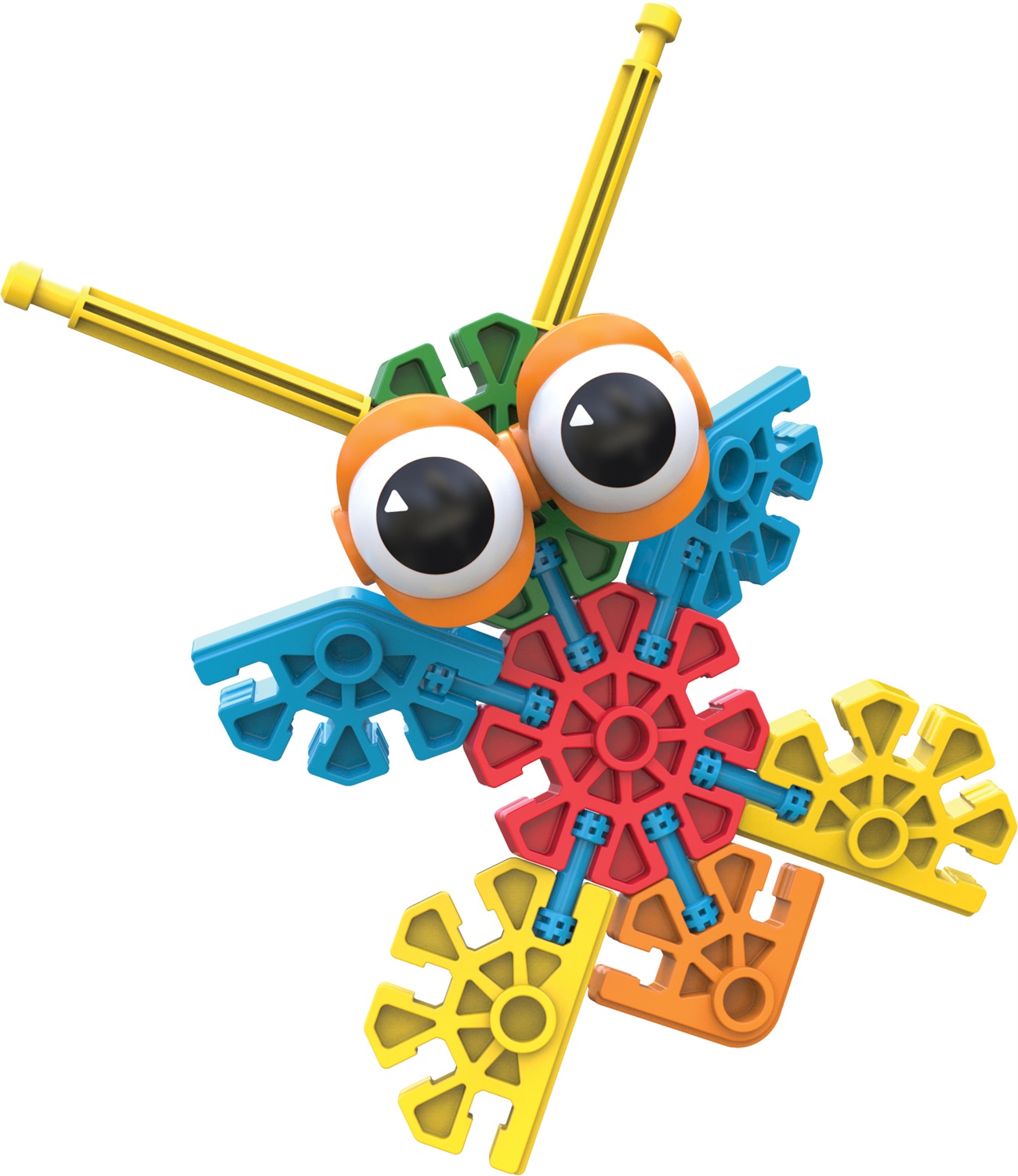 K'NEX Budding Builders Set - 50 Modelli, Set Creativo per Bambini con 100 Pezzi, Giocattolo Educativo e Divertente per Costruzioni