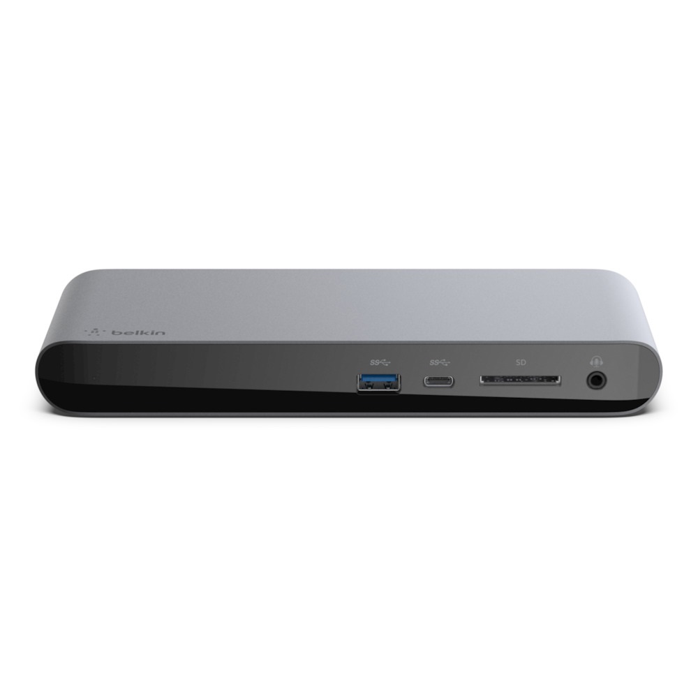 Belkin Thunderbolt 3 Dock Pro Cablato Nero - Alimentazione 170W, Supporto Doppio Monitor 4K, Velocità fino a 40 Gbps