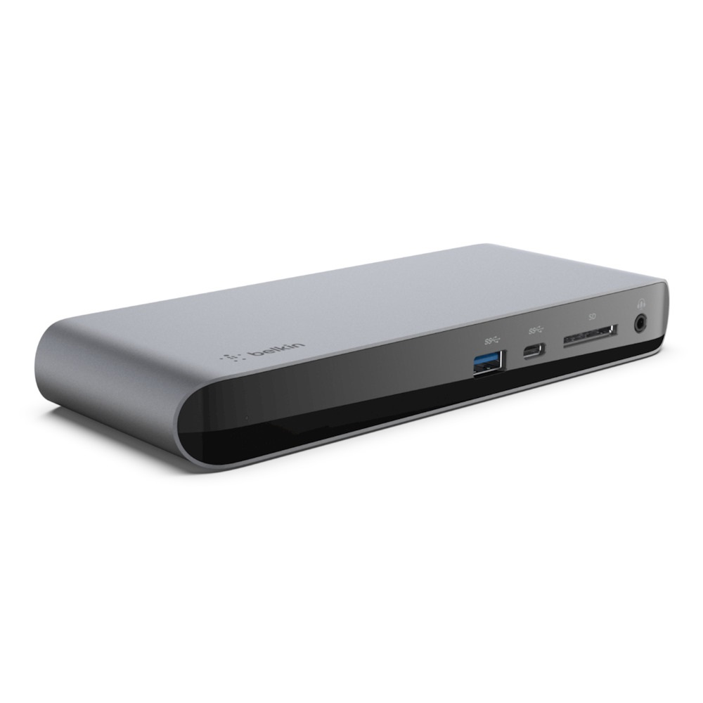 Belkin Thunderbolt 3 Dock Pro Cablato Nero - Alimentazione 170W, Supporto Doppio Monitor 4K, Velocità fino a 40 Gbps